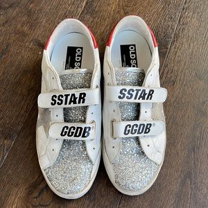 ✨Golden Goose Old School Glitter Sneakers✨ Size 40